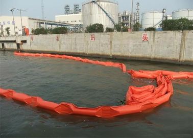 Altezze solida arancio dell'asta di contenimento dell'olio del galleggiante spiegamento veloce di 1500mm - di 600