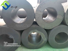 Paraurti in gomma per parafango per barca a sezione D cava di protezione del molo