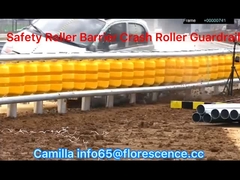 Barriera del rullo dell'unità di elaborazione e del PVC di EVA Buckets Rolling Guardrail di norma ISO di sicurezza stradale per la strada principale