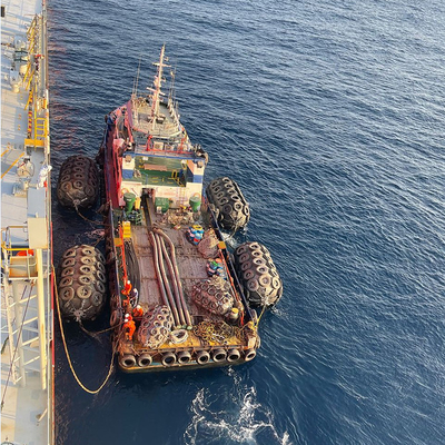 Cuscino ammortizzatore pneumatico del bacino della nave per la barca che ancora Marine Rubber Fender